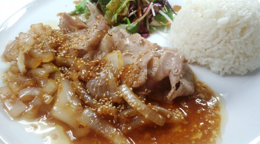 ぶたのショウガ焼きセット　～ディナー～　￥980