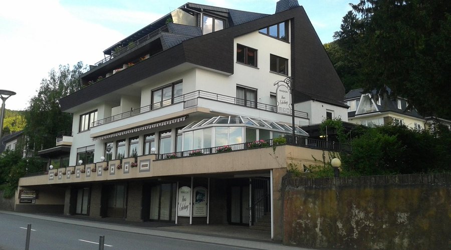 In diesem Haus haben wir gefrühstückt
