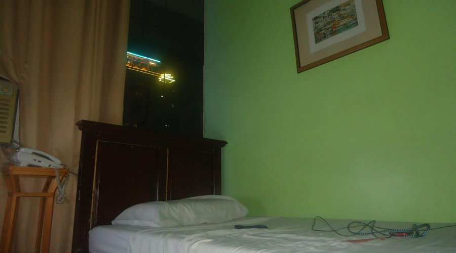 Single Deluxe Room 206- the Crown Regency Hotel from the Window