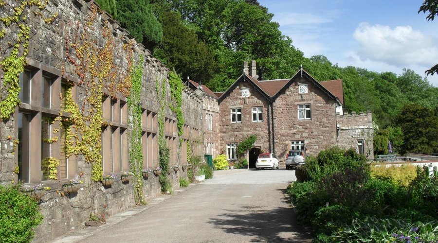 The house as you approach it