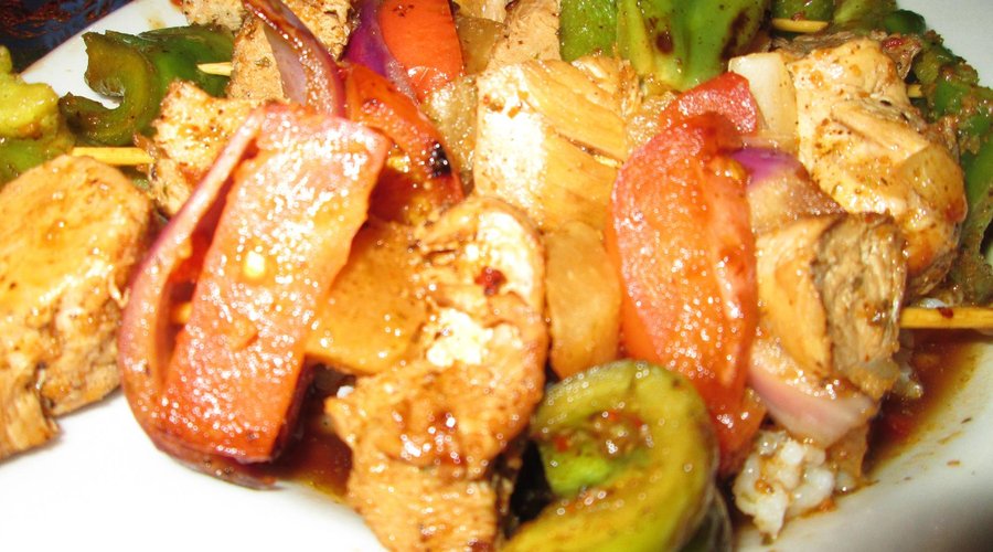 chicken kabobs