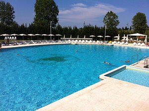 Hotel delle Terme di Venturina in Venturina Terme, image may contain: Hotel, Resort, Pool, Water