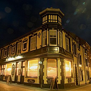 The Welly at night