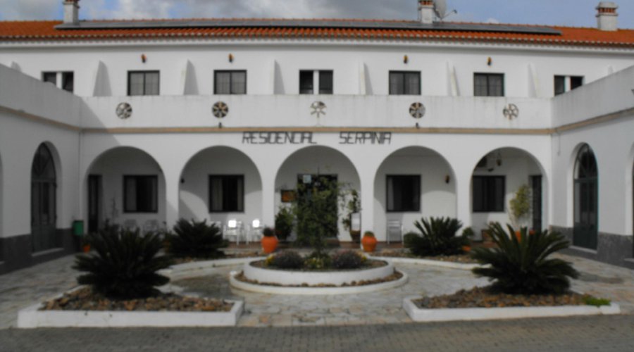 A view walking to the entrance