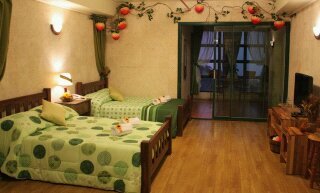 Chelsea's room considered as the family room