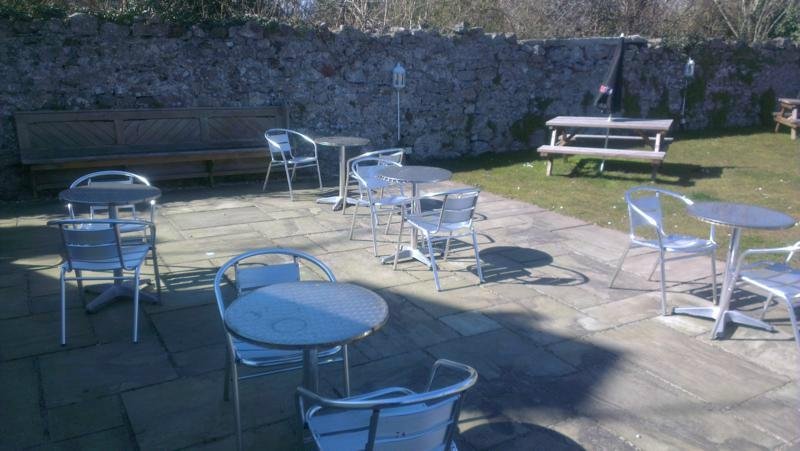 the beer garden