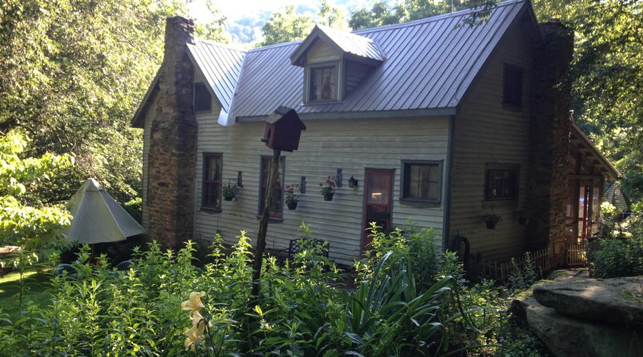 the main house