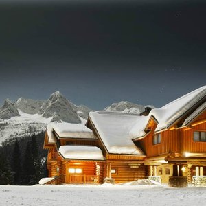 Tamarack Lodge in winter