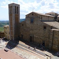 Montepulciano cathedral from terrace