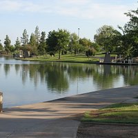 View of the lake
