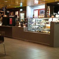Excellent espresso and baked goodies