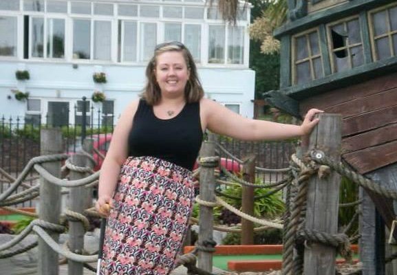 Me at Pirates Bay Adventure Golf