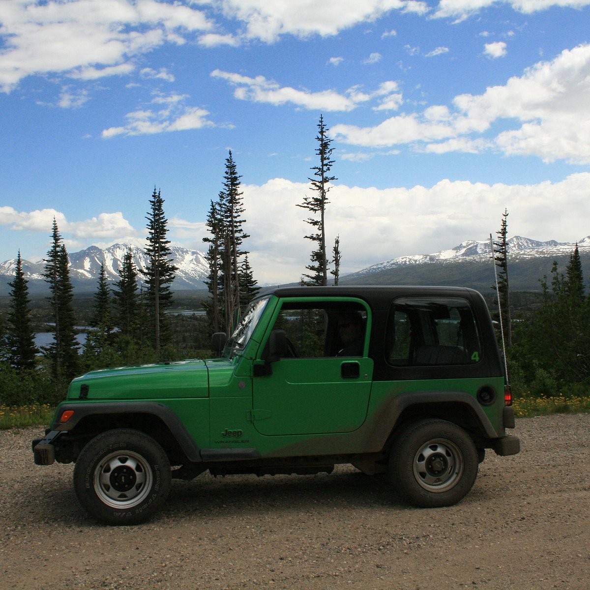 alaska green jeep tour rentals