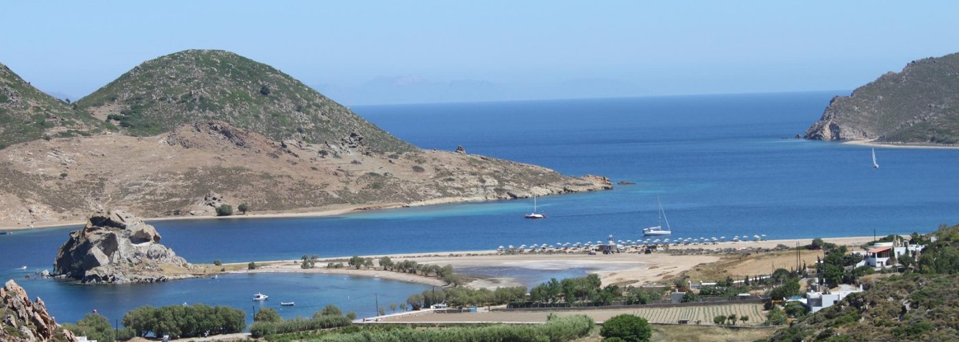 Grikos bay and Petra beach
