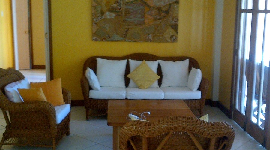 living room area in the main building