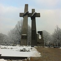 The Uprising monument from the front