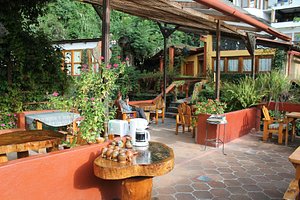 Lush Atitlan in San Marcos La Laguna, image may contain: Hotel, Resort, Person, Restaurant