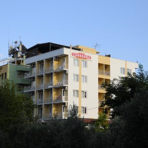 the hotel
