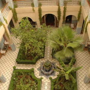 Courtyard as seen from the terrace