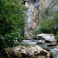 Uno scorcio dell'eremo
