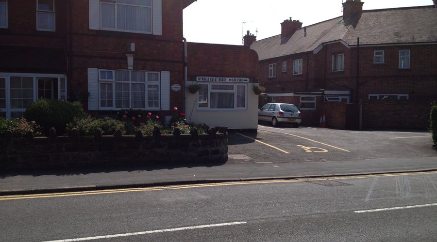 Front entrance and car park