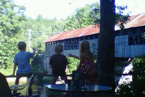 The kids love the view!