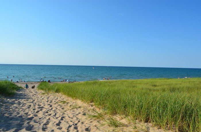 View of path to beach