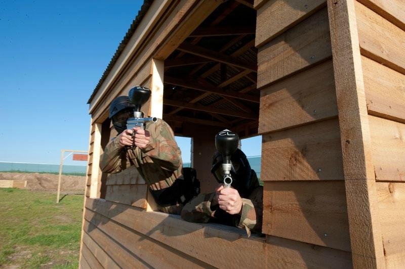 Book in for a paintball session at Sniper's Den in Moorabbin