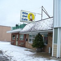 Nite Owl Cafe in da snow (January, 2012)
