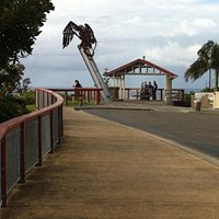 the eagle of steel at the top of the hill
