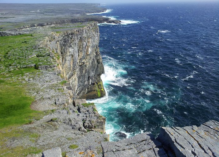 view from Dun Aengus
