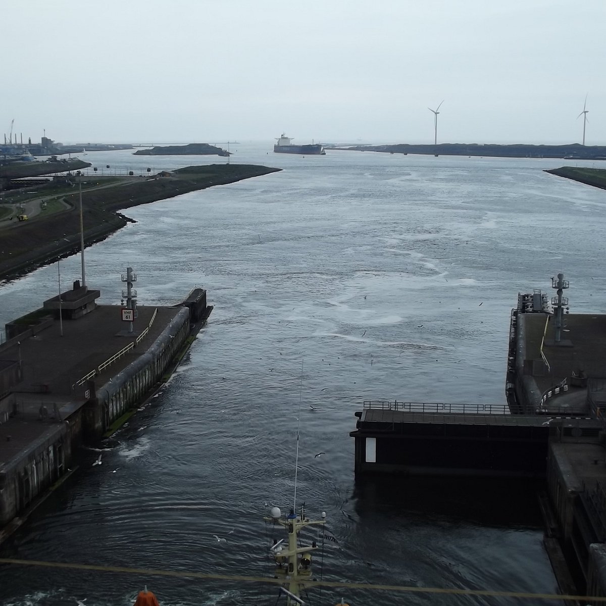 Ijmuiden, Holanda - 8 De Mayo De 2018: Tata Steel Company En