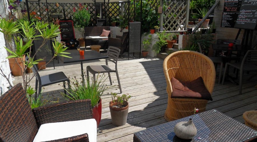 Terrasse abritée côté sud - ATELIER TY ROOM