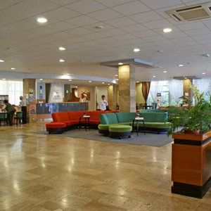 Hunguest Hotel Helios in Heviz, image may contain: Resort, Hotel, Person, Pool
