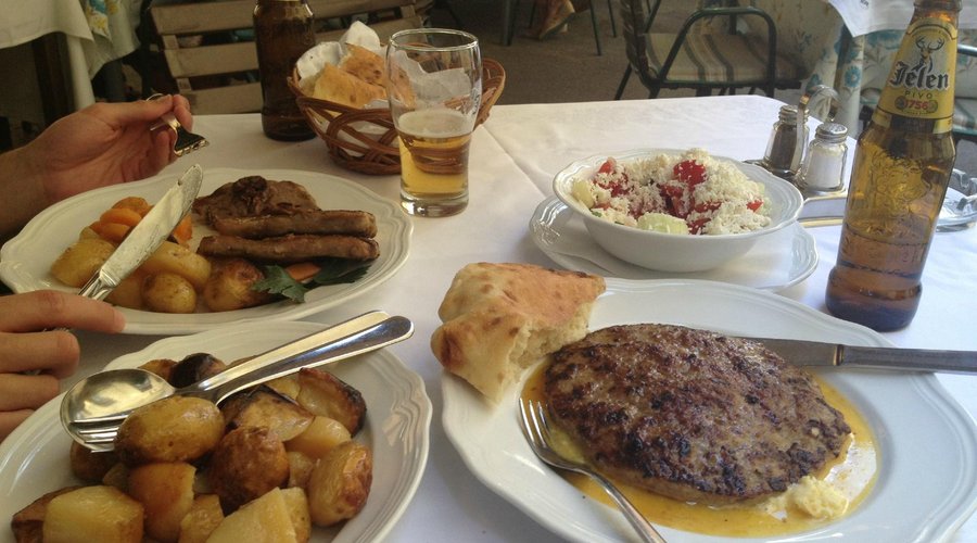 Our two dinner meals at VUK
