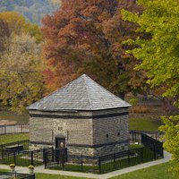 The Fort Pitt Block House in beautiful Point State Park in downtown Pittsburgh, PA