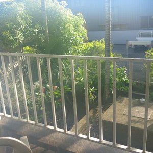 "View" from the balcony