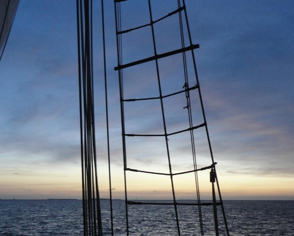 The Schooner Western Union in Key West, Florida Canvas Print by The Titled  Flamingo