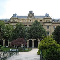 A view of the plaza.