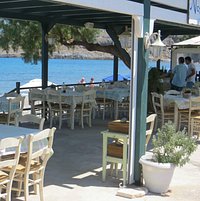 Tables by the beach