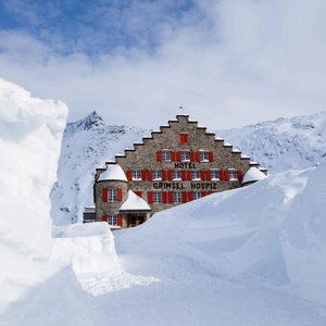 Winter-Ruheoase Grimsel Hospiz