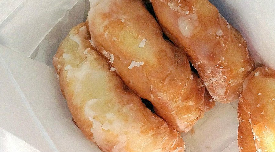 a bag of donuts