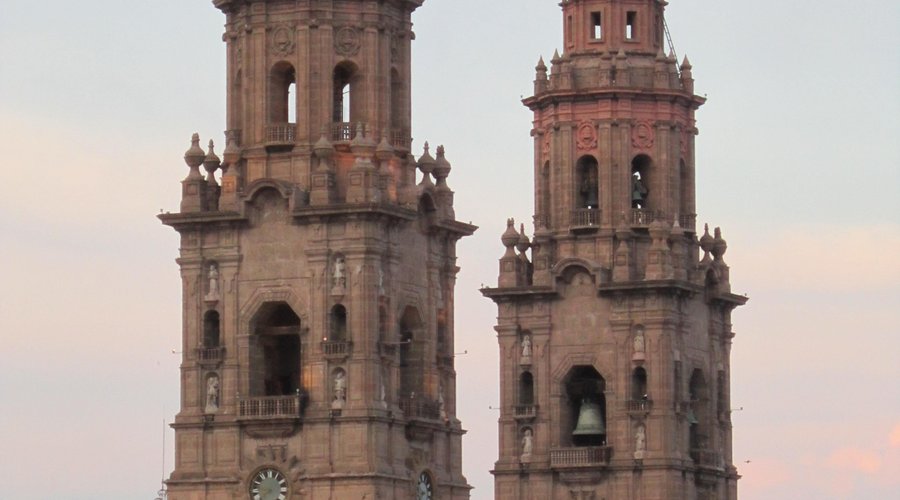 La Catedral de Morelia desde el Hotel