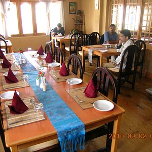 The restaurant in Hotel Jigmeling
