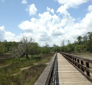 We have nearly 6 miles of hiking trails.