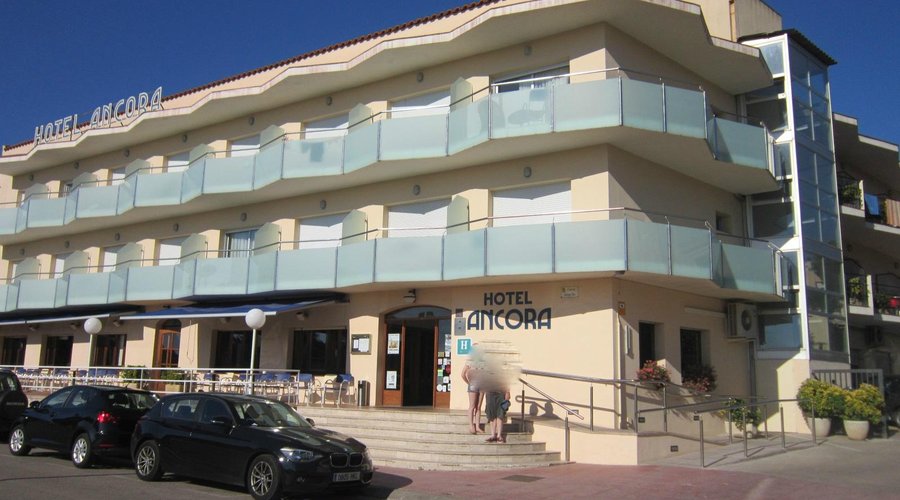 Front of the Hotel Ancora
