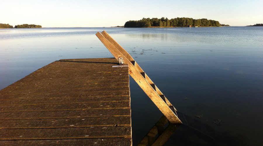Mysig sandbotten