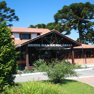 Entrada Hotel Fazenda das Araucárias