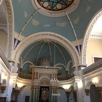 Beautiful dome of the Choral synagogue in Vilnius