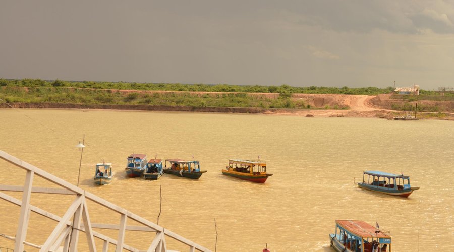 Tonle sap Lake, or Cambodian Sea